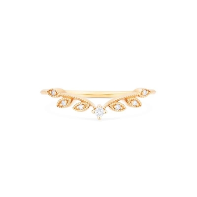 แหวนหมั้นเพชรแท้ 14K Yellow Gold Jewelry