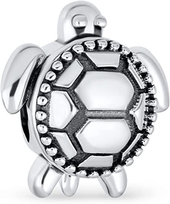 EZ Tuxedo Palm Tree Dangle Charms จี้เงินแท้ 925 พร้อม Cubic Zirconia สำหรับจี้