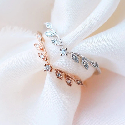แหวนหมั้นเพชรแท้ 14K Yellow Gold Jewelry
