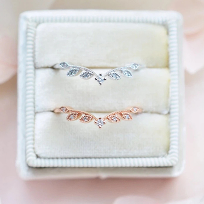 แหวนหมั้นเพชรแท้ 14K Yellow Gold Jewelry