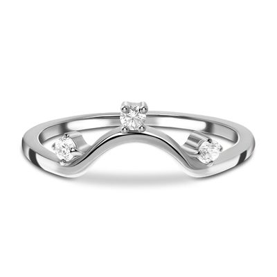 เครื่องประดับเพชรแท้ 14K Rose Gold, แหวนครบรอบครบรอบเพชรแฟนซีแท้