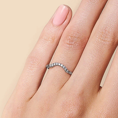 แหวนหมั้นเพชรแท้ที่สวยที่สุด 14K Rose Gold Jewelry