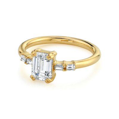 แหวนแต่งงานทองคำบริสุทธิ์ แหวนเพชรธรรมชาติ งานแต่งงาน ของแข็ง 14k/18k ทอง แหวนแต่งงาน แหวนเพชรแท้