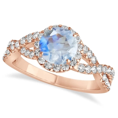 Art Unique 925 Sterling Silver Natural Blue Raw Moonstone Ring การออกแบบเครื่องประดับมูนสโตน