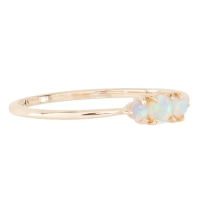 Art Unique 925 Sterling Silver Natural Blue Raw Moonstone Ring การออกแบบเครื่องประดับมูนสโตน