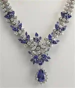 ได้รับการรับรอง 0.61 Ctw I2/I3 Tanzanite And Diamond 14K Rose Gold Earrings