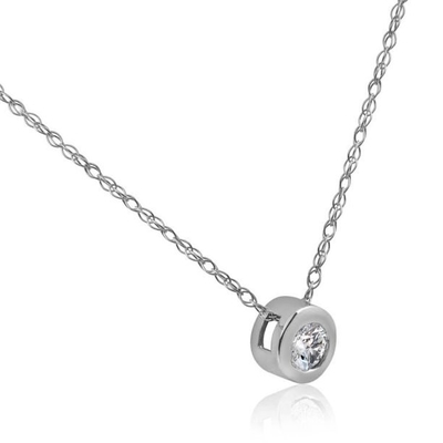 อิมพีเรียล 1 / 6Ct TDW Diamond 10k Rose Gold Round Diamond Halo Pendant Necklace