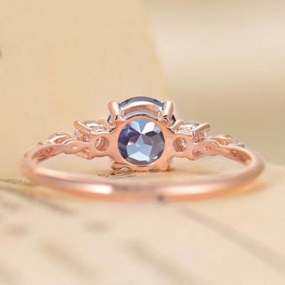 แหวนหมั้นสุดหรูทรงหยดน้ำ Moonstone Ring Moon Stone แหวนหมั้น Womens