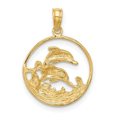 กะรัตในกะรัต 10K สีเหลืองทองปลาทูน่าสีเหลืองจี้ Charm กับ 14K สีเหลืองทองสร้อยคอเชือกเชือกน้ำหนักเบา 18