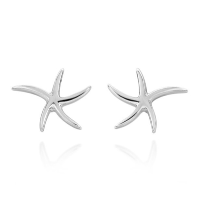Aera Vida Sea Life Ocean Starfish Shining Star ต่างหูเงินสเตอร์ลิงโพสต์สตั๊ด