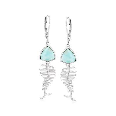 เครื่องประดับฮาวาย CZ Octopus Drop Earrings เป็นเงินสเตอร์ลิง