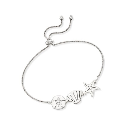 Ross-Simons Sea Life สร้อยข้อมือ Bolo เงินสเตอร์ลิงสำหรับของขวัญผู้หญิง