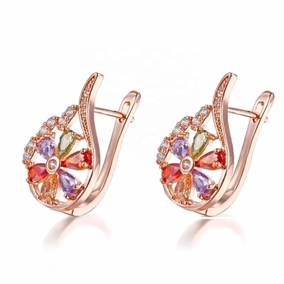 Garnet Morganite Peridot Crystal Zircon Set ต่างหู สร้อยคอ จี้ แหวน