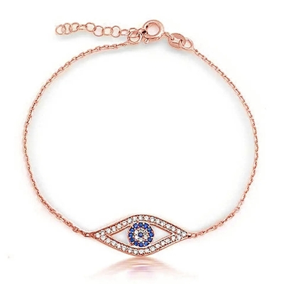 สร้อยข้อมือ Tanzanite ชุบทองคำขาวเงินแท้ 925