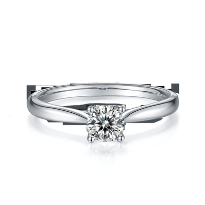 925 เงินสเตอร์ลิงเครื่องประดับเพชร Moissanite แหวนหมั้นแหวนสัญญาสำหรับผู้หญิง