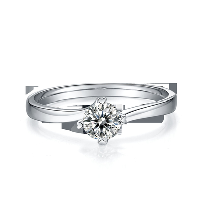 9K Gold Jewelry Designs Moissanite 925 Silver Ring