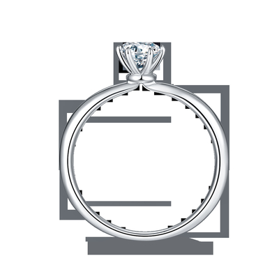 ขายส่งเครื่องประดับ Moissanite 925 เงินสเตอร์ลิงแหวนหมั้นแหวนเพชร Moissanite