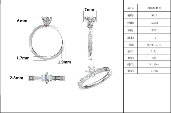 White Moissanite Unique Sytle And Sapphire Platineve Diamonds Jewelry Women Ring