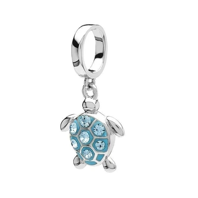 EZ Tuxedo Palm Tree Dangle Charms จี้เงินแท้ 925 พร้อม Cubic Zirconia สำหรับจี้