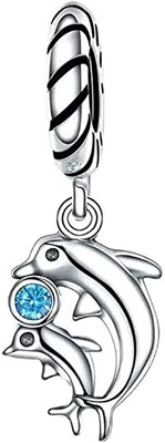 ABAOLA Wonderful Ocean Underwater World 925 เงินสเตอร์ลิงลูกปัดปลาฉลามเต่าปลาเขตร้อน Charm Fit จี้เดิม