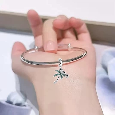 เครื่องประดับพริกต้นมะพร้าวพร้อมแว่นตากันแดด Charm ของ Holiday Beach เข้ากันได้กับสร้อยข้อมือ Pandora Charms