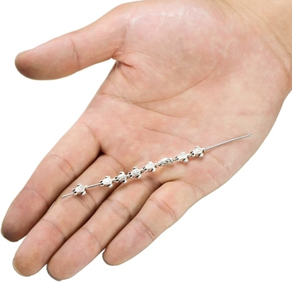 160ชิ้นโบราณจี้เต่าน่ารักเสน่ห์ลูกปัดเงินพอดีกับสร้อยข้อมือเดิม9x7mm