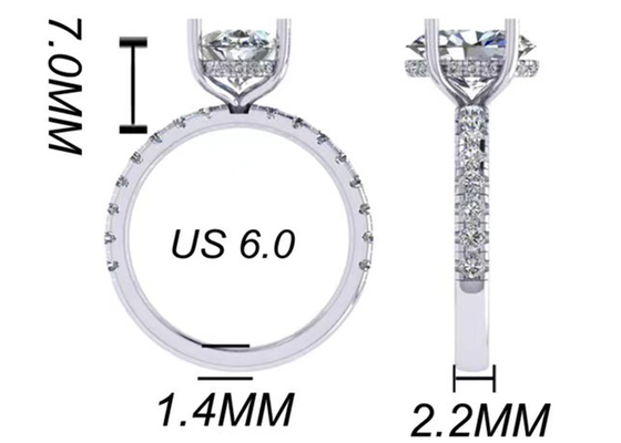 การตั้งค่ามือ 2.45g 14K เครื่องประดับทองคำแข็ง ODM สำหรับหมั้น