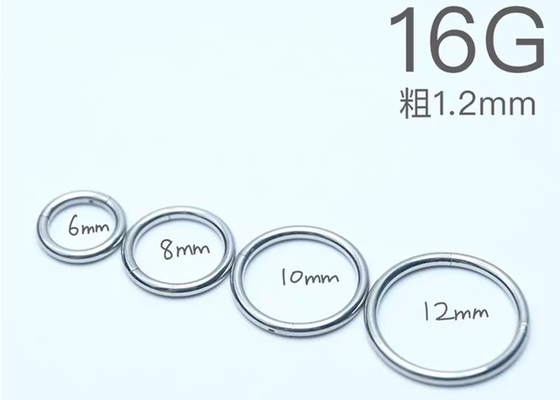 OEM 8mm Septum Ring, เครื่องประดับจมูก Septum สำหรับของขวัญครบรอบ