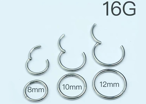 OEM 8mm Septum Ring, เครื่องประดับจมูก Septum สำหรับของขวัญครบรอบ