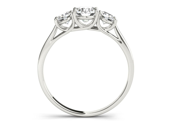 แหวนเงิน 1.0 กะรัต 9K วัสดุเงินแท้ 925 พร้อม Moissanite ODM