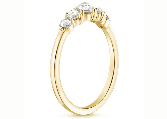 แหวนหมั้นเพชร Rose Cut ขนาดต่างๆ 0.49ct 4mm Diamond Ring